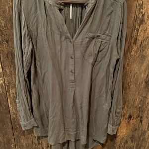 Free People Drapey Tunic Blouse